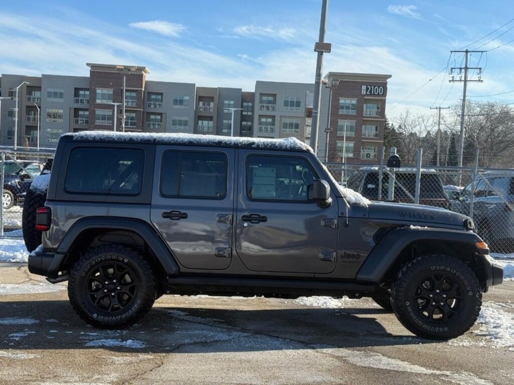 Used 2020 Jeep Wrangler Unlimited Willys 4x4 SUV