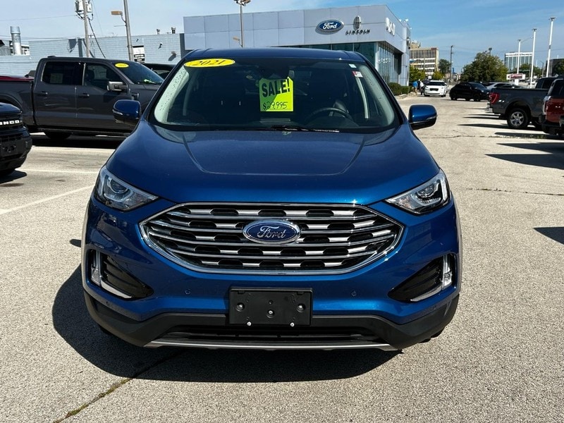 Certified 2021 Ford Edge Titanium with VIN 2FMPK4K98MBA52357 for sale in Milwaukee, WI