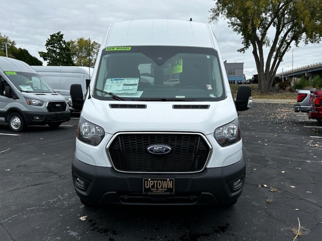 New 2024 Ford Transit Cargo Van T-350 148 EL Hi Rf 9500 Gvwr RWD Van