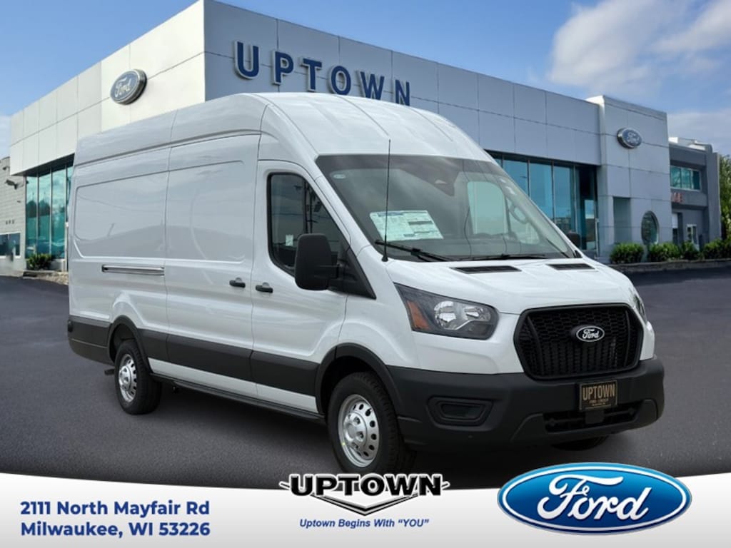New 2026 Ford Transit Cargo Van T-350 HD 148 EL Hi Rf 9950 Gvwr AWD Van