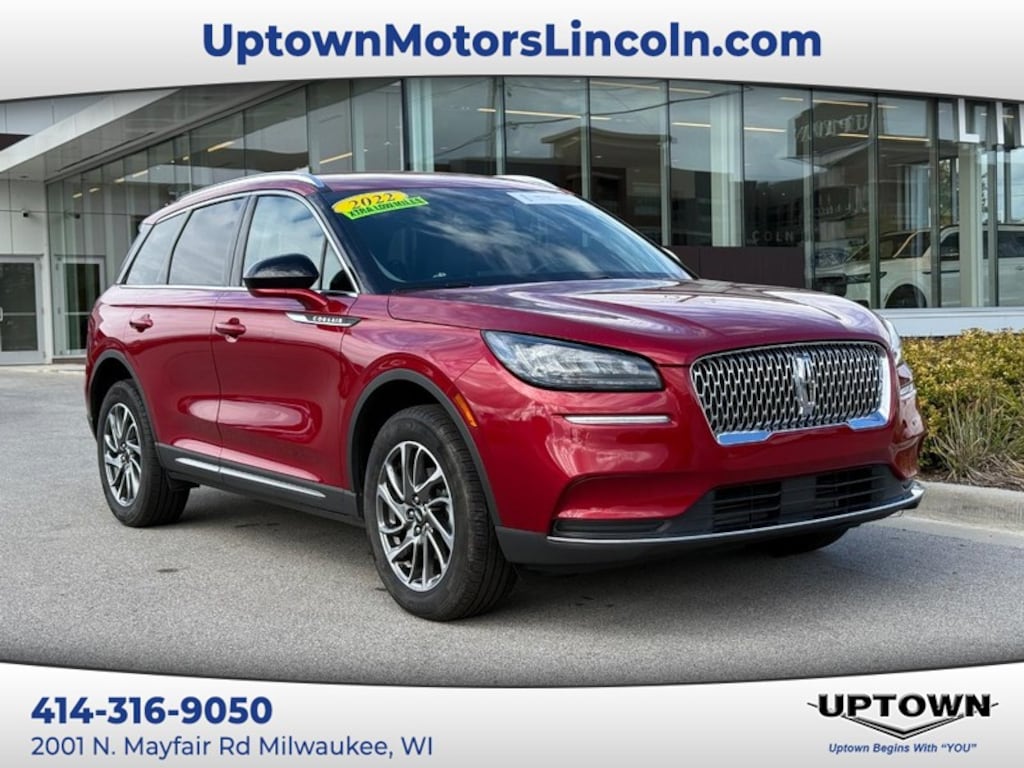 Certified 2022 Lincoln Corsair Standard AWD SUV