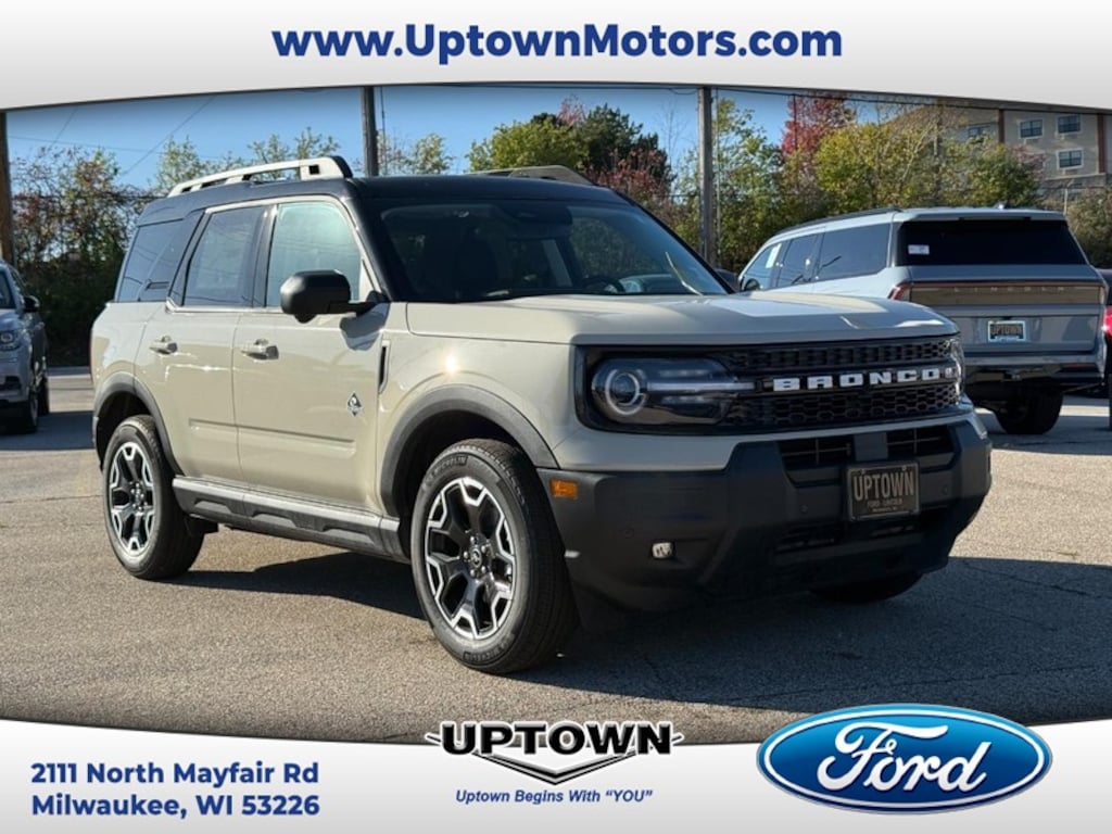 New 2025 Ford Bronco Sport Outer Banks 4x4 SUV