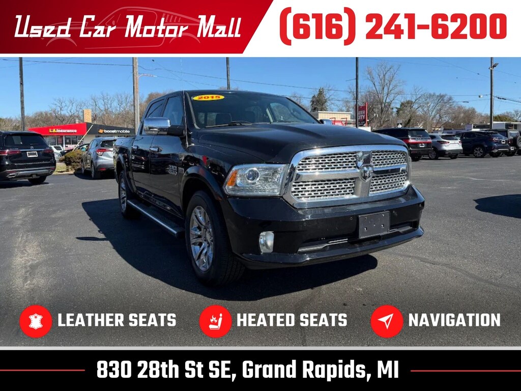 Used 2015 Ram 1500 Longhorn Truck Crew Cab