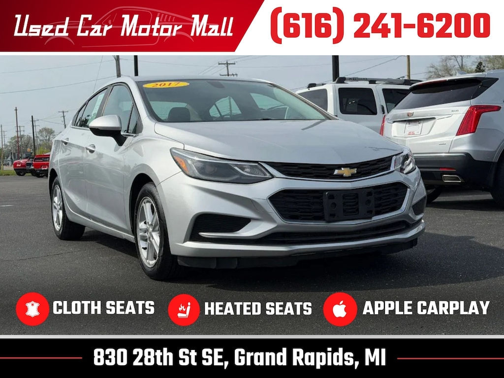 Used 2017 Chevrolet Cruze LT Auto Sedan