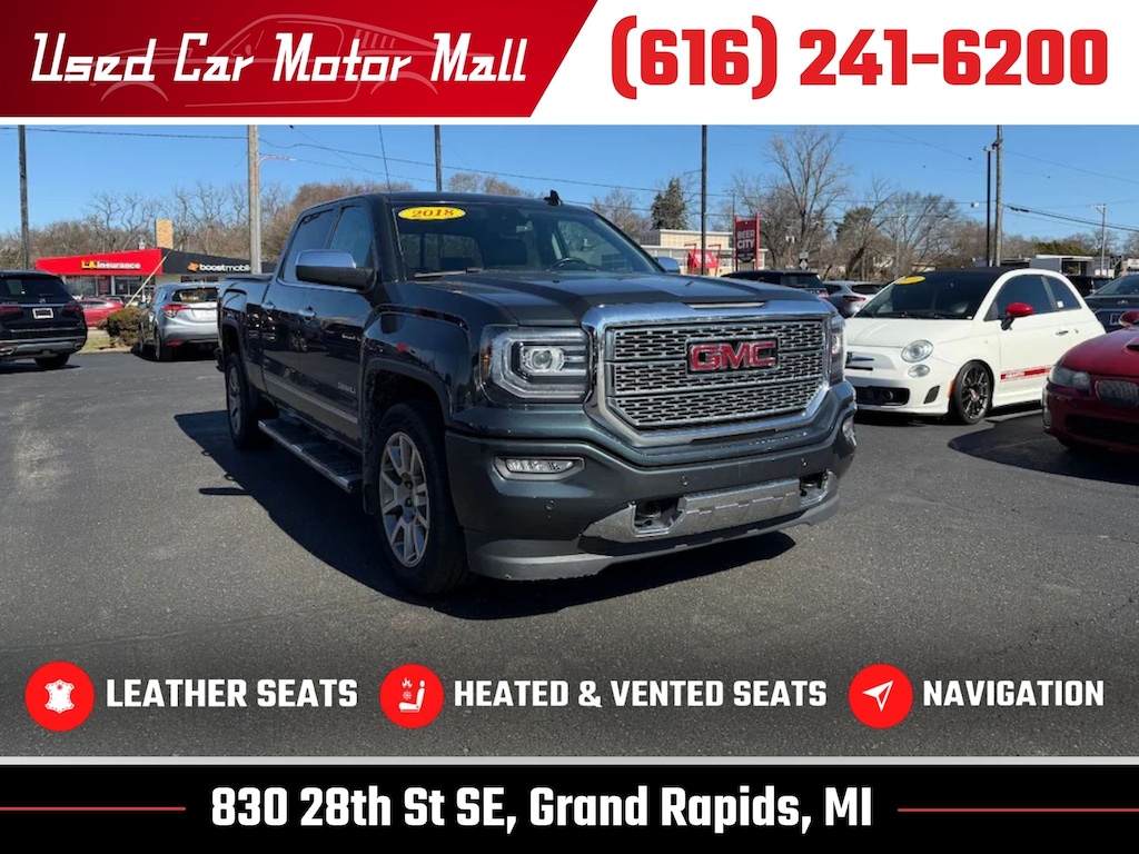 Used 2018 GMC Sierra 1500 Denali Truck Crew Cab