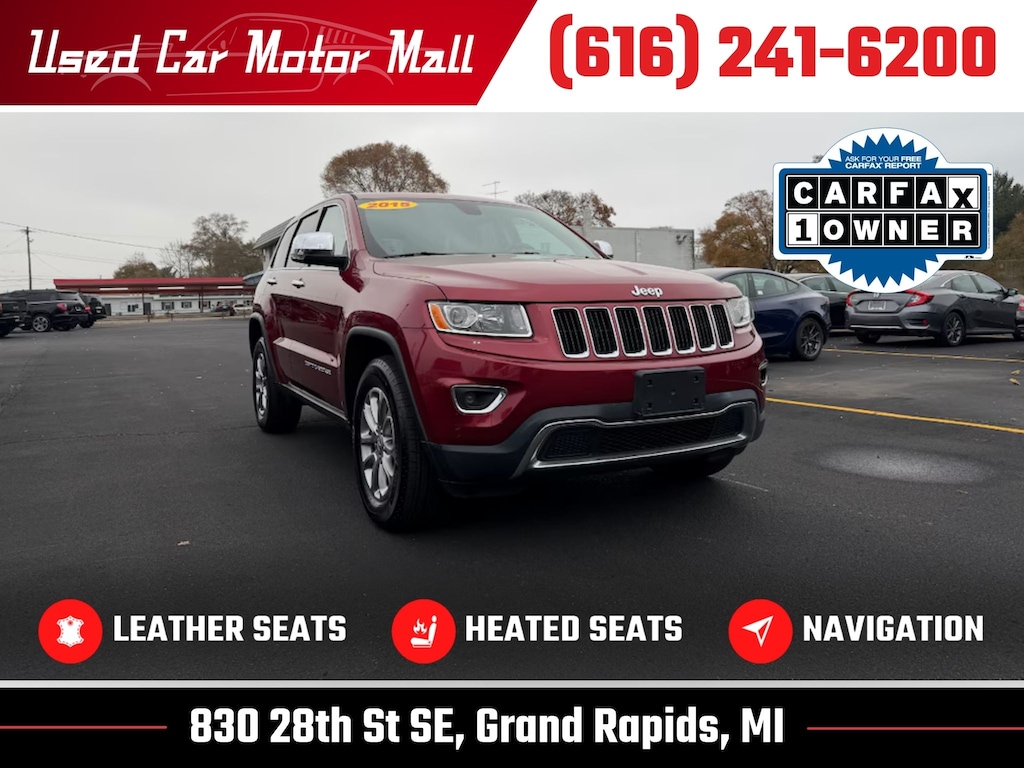 Used 2015 Jeep Grand Cherokee Limited 4x4 SUV