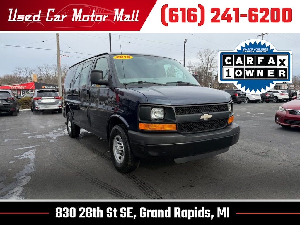 Used 2015 Chevrolet Express 2500 Work Van Van Cargo Van