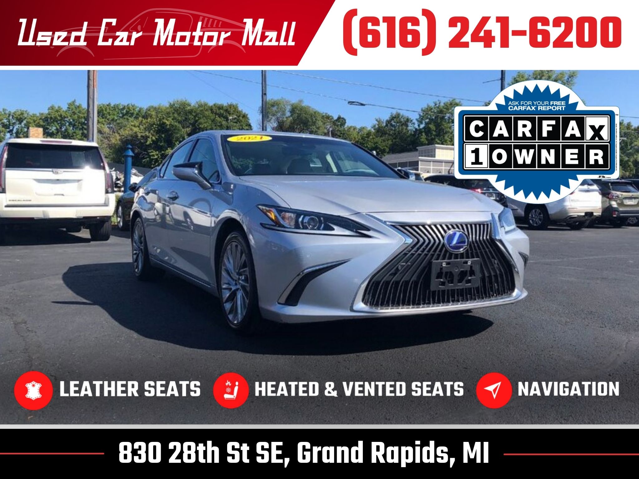 2021 Lexus ES Hybrid 300h Luxury's photo