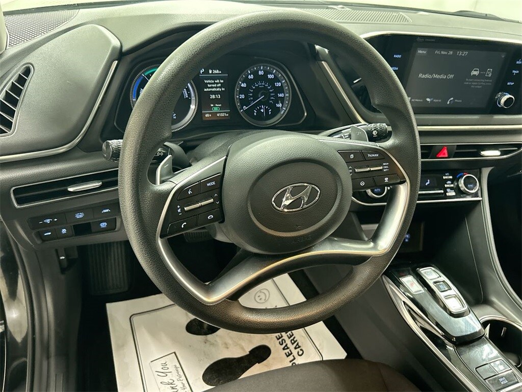 2021 Hyundai Sonata Hybrid Blue photo 4