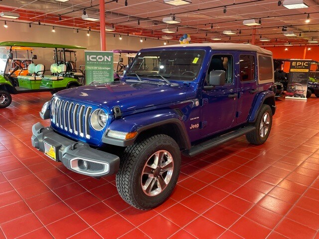 Used 2020 Jeep Wrangler Unlimited Sahara with VIN 1C4HJXEG9LW211732 for sale in Henrico, VA
