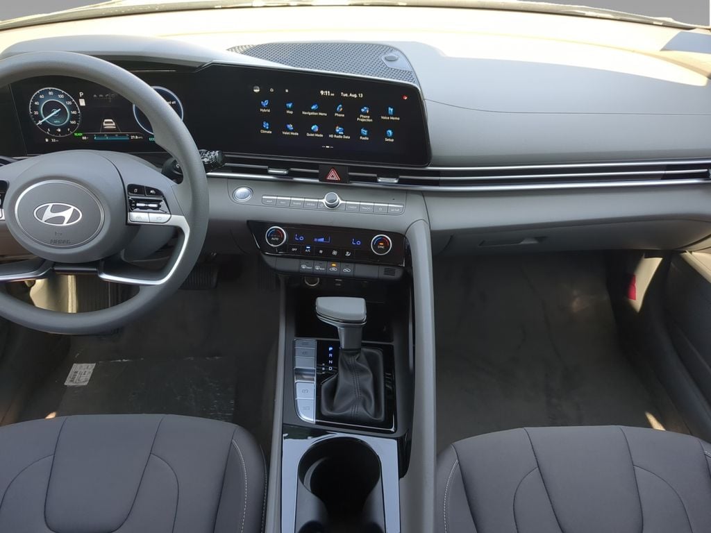 Used 2024 Hyundai Elantra Hybrid Blue Sedan