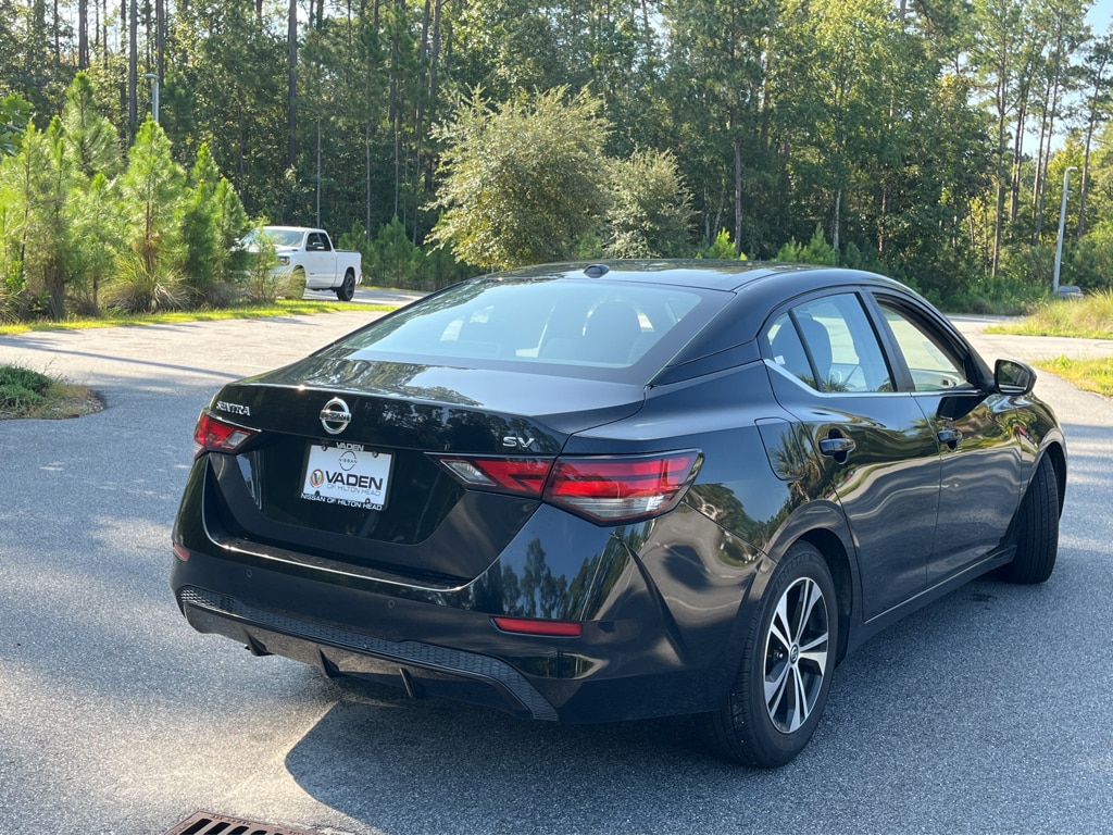 Used 2021 Nissan Sentra SV with VIN 3N1AB8CV2MY213907 for sale in Savannah, GA