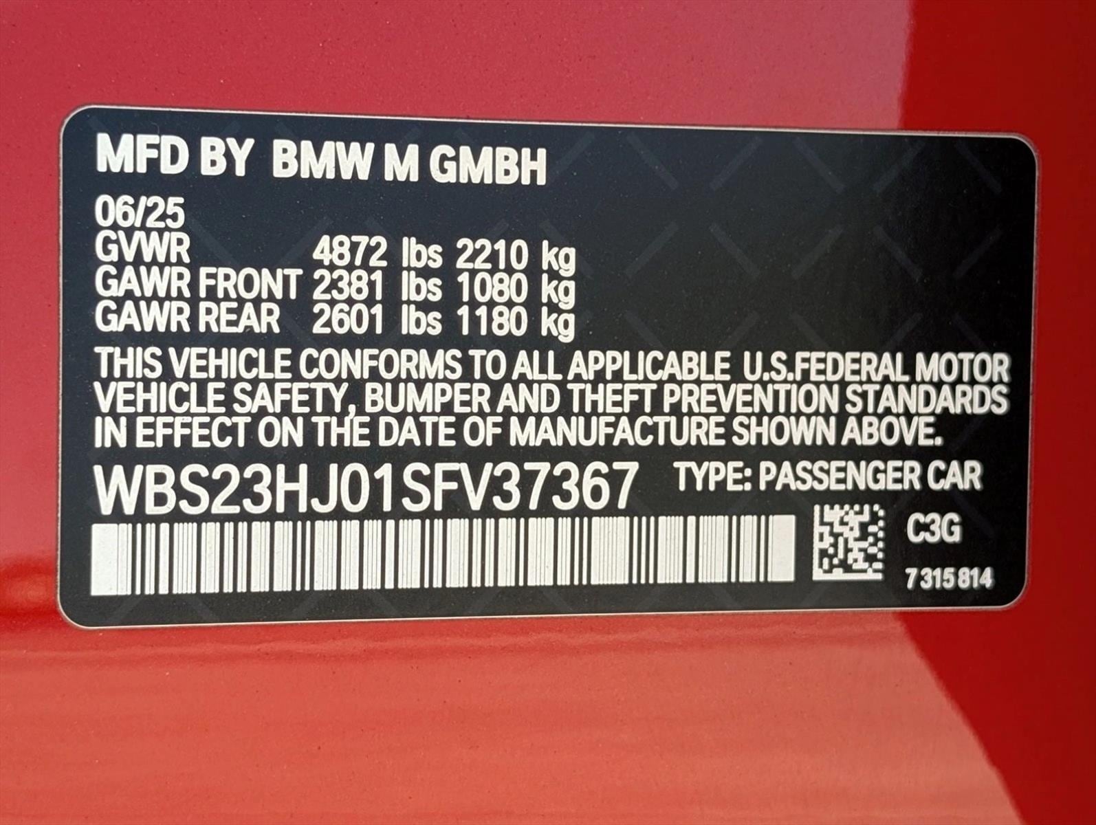 2025 BMW M3 Sedan M3 - Photo 25
