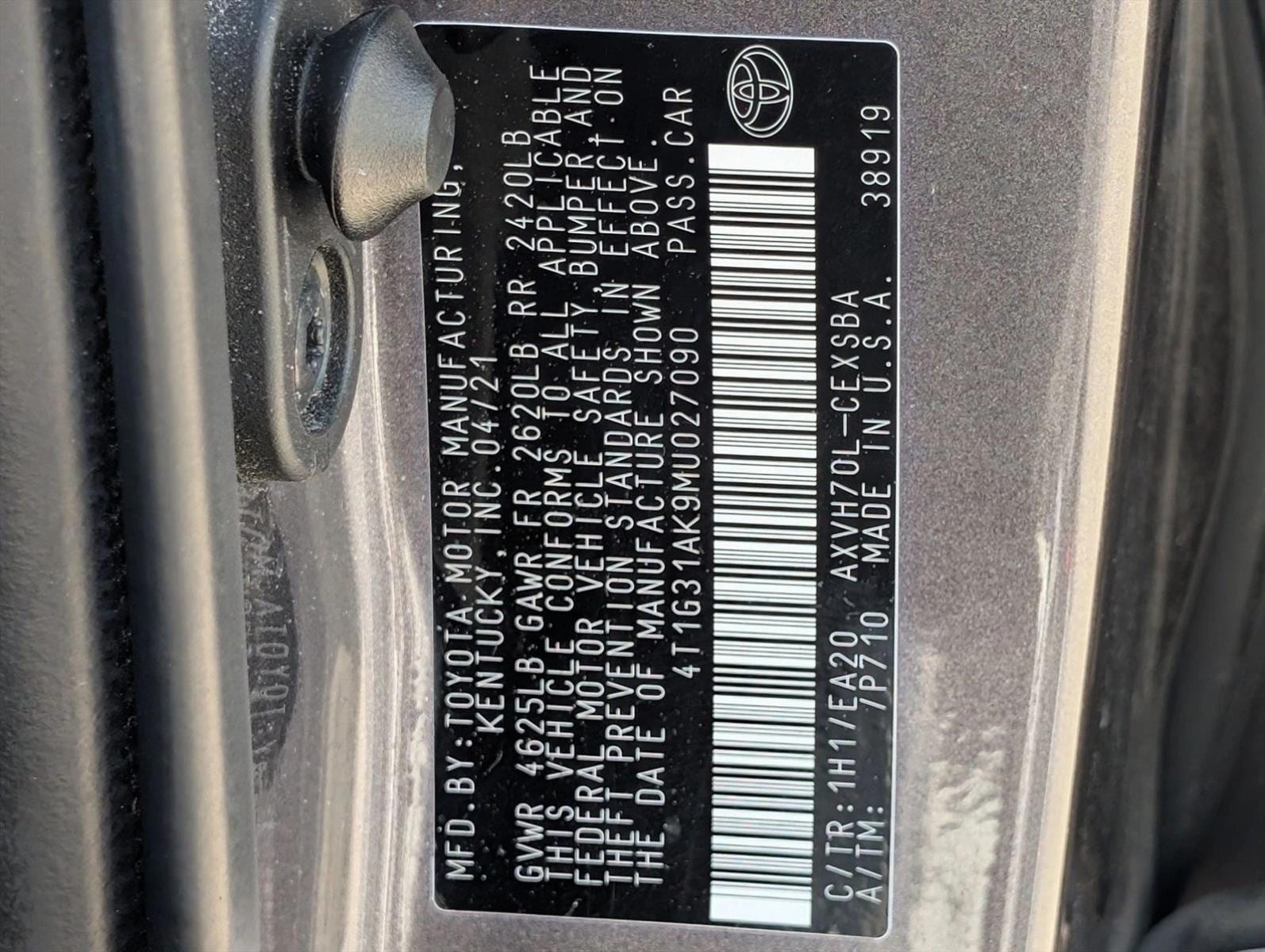 2021 Toyota Camry SE - Photo 20