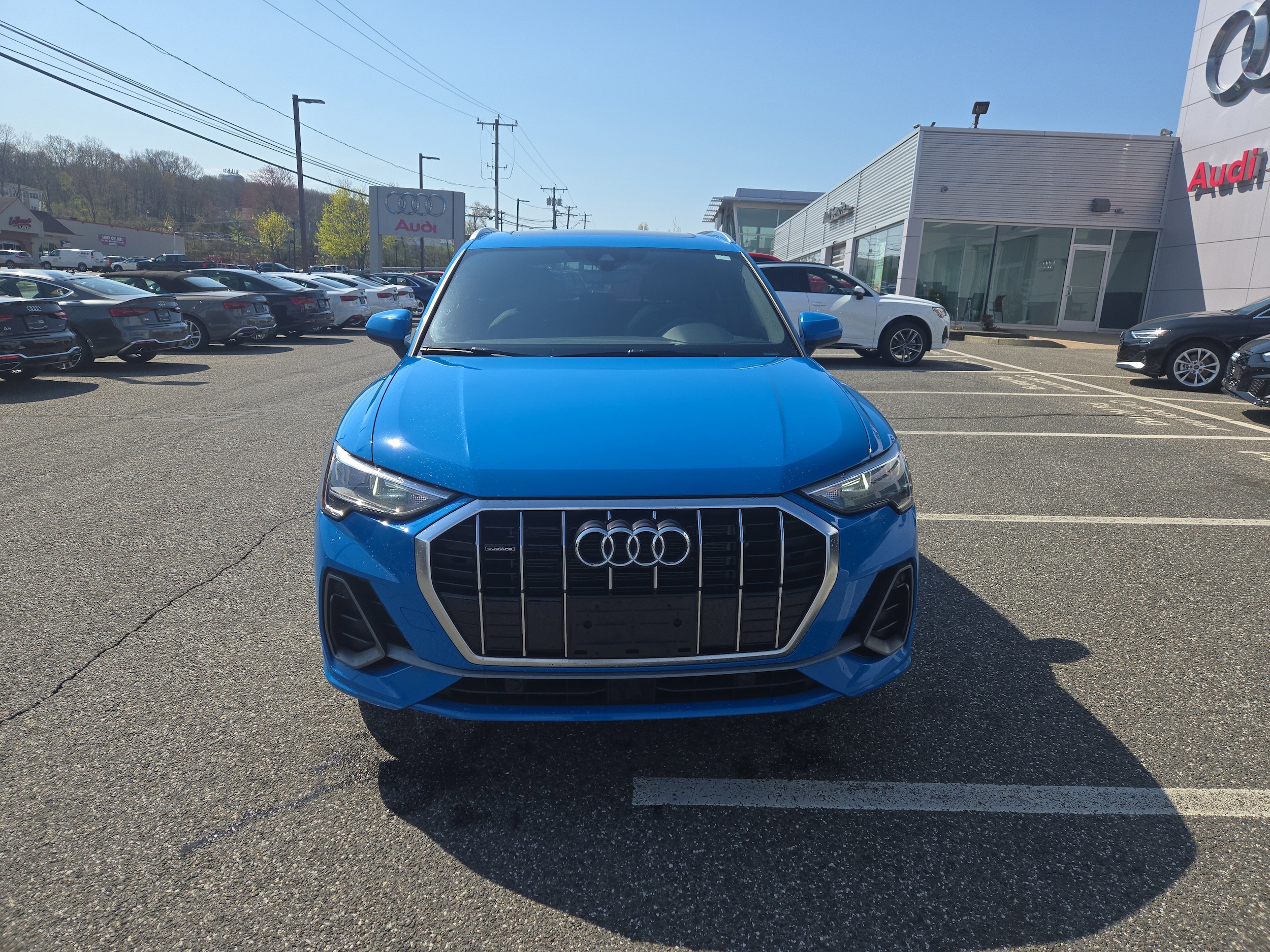 Certified 2022 Audi Q3 S Line Premium with VIN WA1DECF39N1125502 for sale in Watertown, CT
