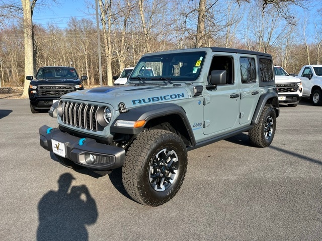 Used 2024 Jeep Wrangler 4xe Rubicon 4XE with VIN 1C4RJXR62RW127587 for sale in Mystic, CT