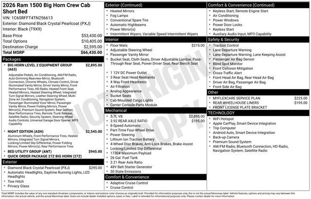 2026 Ram 1500 Pickup 