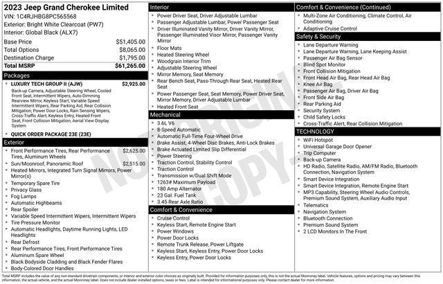2023 Jeep Grand Cherokee Limited 4x4's photo