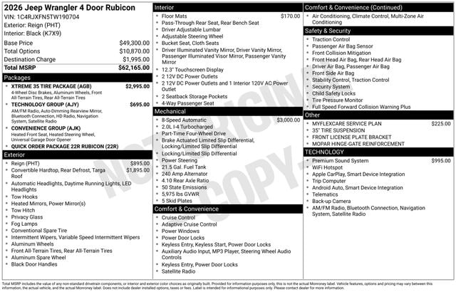 2026 Jeep Wrangler 4-Door Rubicon - Photo 11