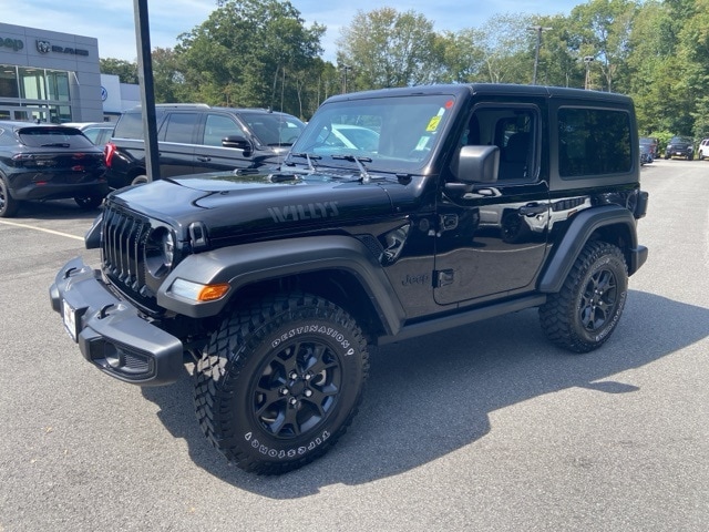 Used 2022 Jeep Wrangler Willys with VIN 1C4GJXAG4NW258543 for sale in Mystic, CT