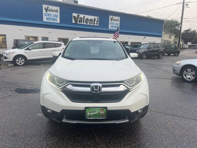 Used 2017 Honda CR-V EX-L with VIN 5J6RW2H87HL058834 for sale in Mystic, CT