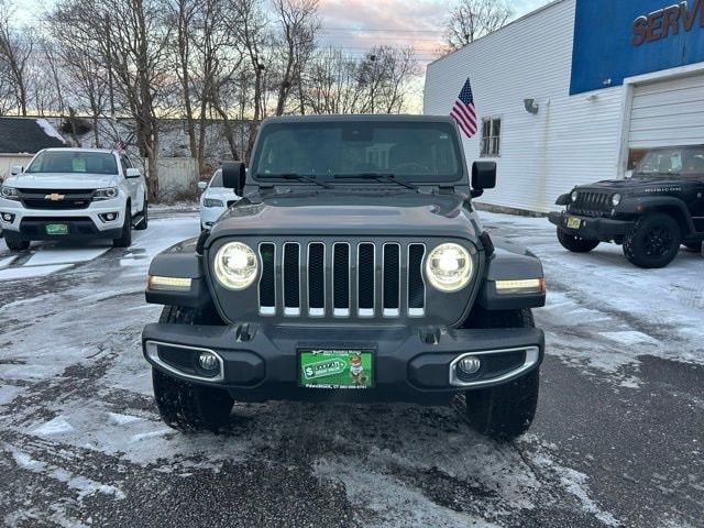 Used 2019 Jeep Wrangler Unlimited Sahara with VIN 1C4HJXEN4KW504175 for sale in Mystic, CT