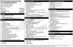 2026 Chevrolet Colorado Trail Boss Truck