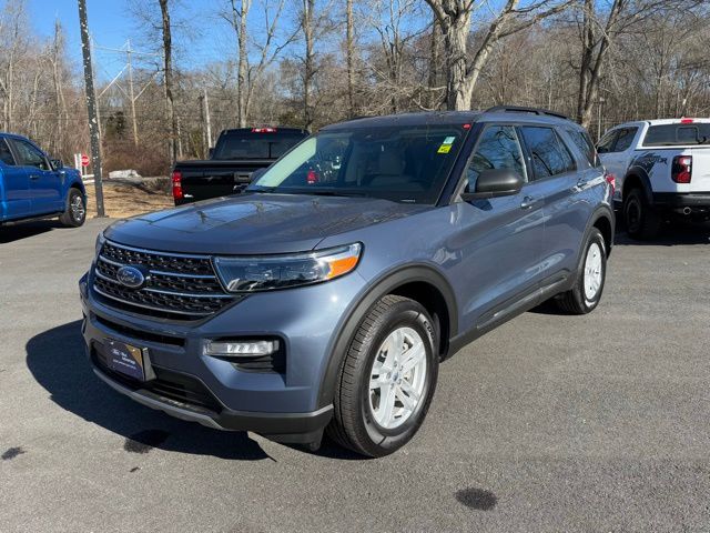 Certified 2021 Ford Explorer XLT with VIN 1FMSK8DH3MGC43778 for sale in Mystic, CT