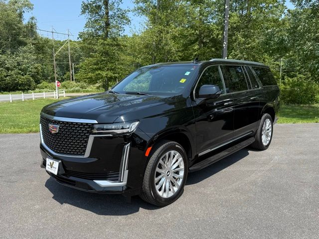 Used 2022 Cadillac Escalade ESV Premium Luxury with VIN 1GYS4KKL0NR219912 for sale in Mystic, CT