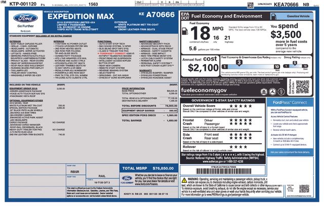 2019 Ford Expedition Limited MAX 4x4's photo
