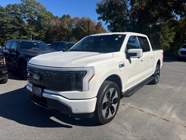Certified 2024 Ford F-150 Lightning Platinum with VIN 1FT6W7L70RWG07956 for sale in Stonington, CT