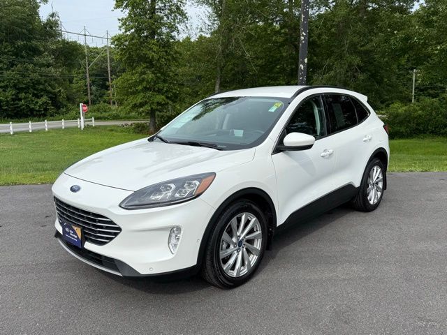 Used 2022 Ford Escape Titanium with VIN 1FMCU0DZ1NUA23874 for sale in Mystic, CT