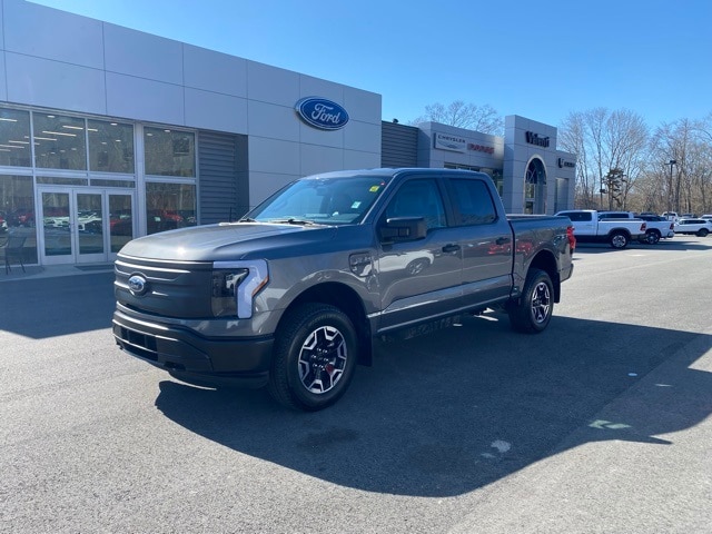 Certified 2023 Ford F-150 Lightning Pro with VIN 1FTVW1EL2PWG37315 for sale in Mystic, CT