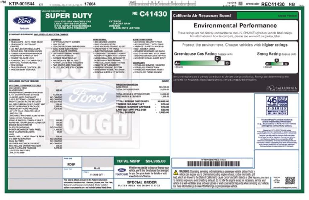 Certified 2024 Ford F-350 Truck Crew Cab