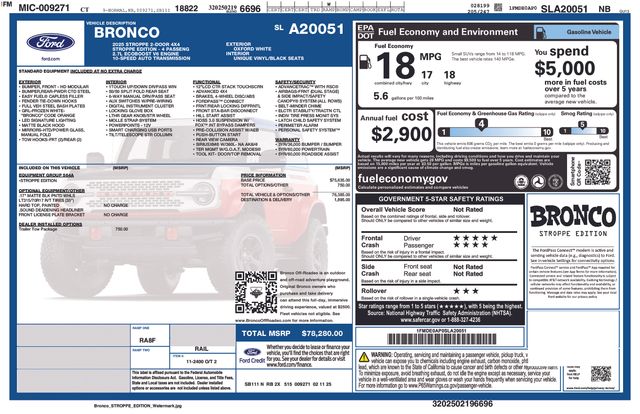 2025 Ford Bronco 2-Door Stroppe - Photo 11