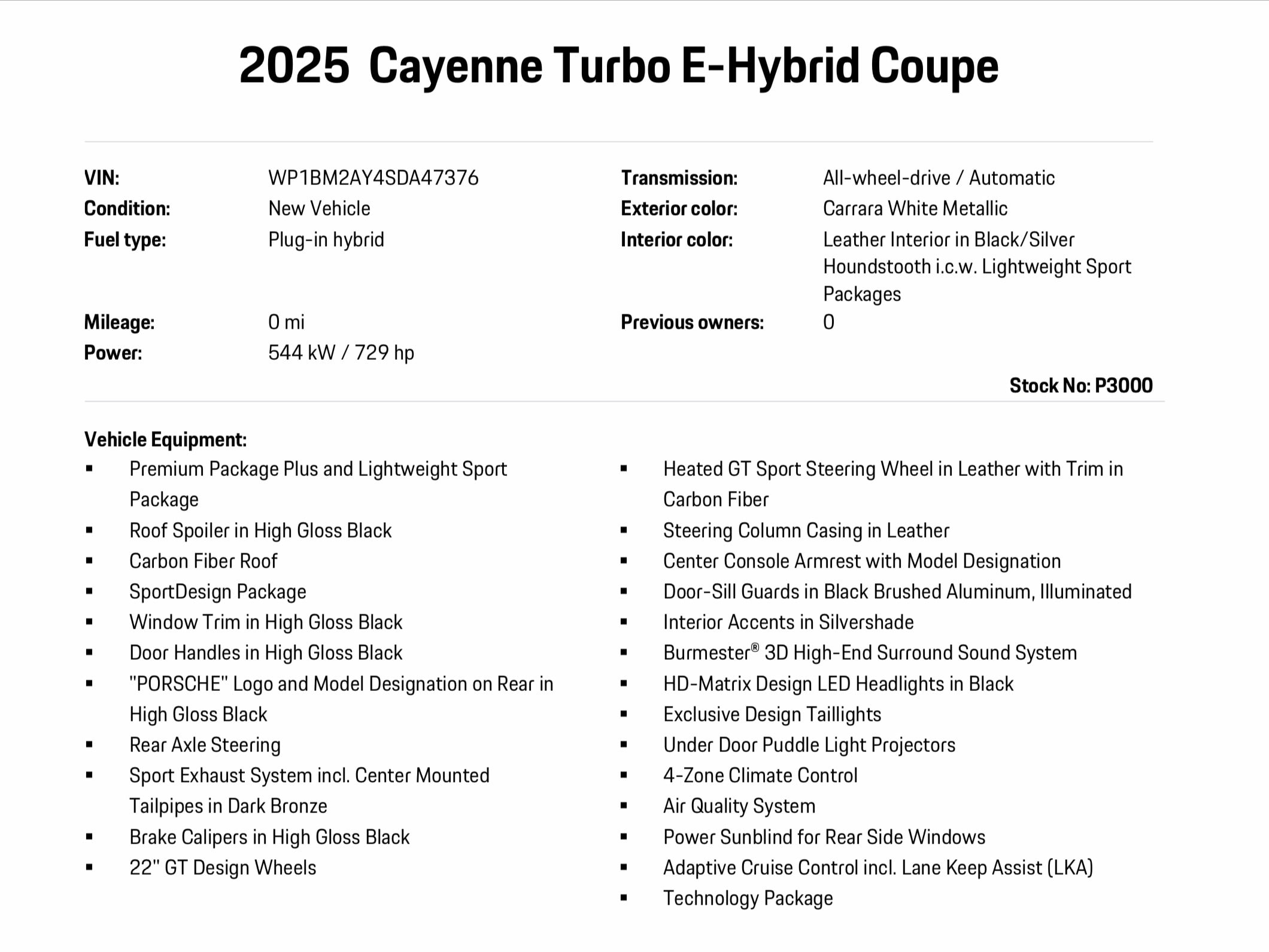 2025 Porsche Cayenne Coup Turbo E-Hybrid - Photo 13
