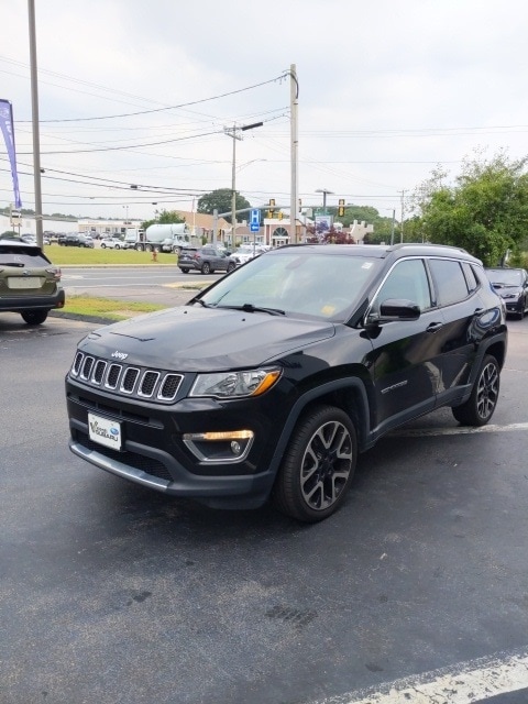 Used 2018 Jeep Compass Limited with VIN 3C4NJDCB3JT168095 for sale in Westerly, RI