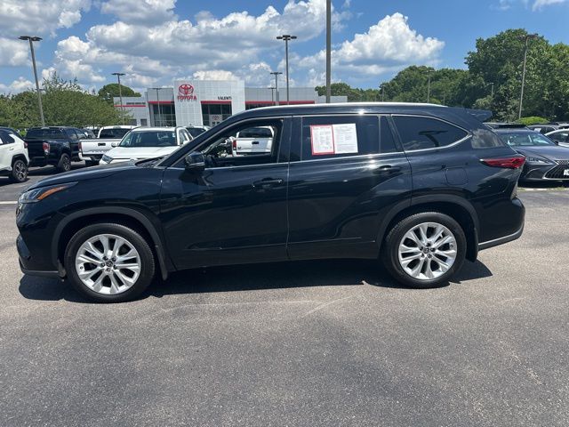 Certified 2023 Toyota Highlander Limited with VIN 5TDKDRBH7PS032133 for sale in Westerly, RI