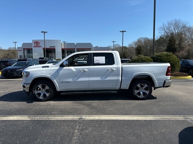 Used 2021 RAM Ram 1500 Pickup Laramie with VIN 1C6SRFJT7MN670784 for sale in Westerly, RI