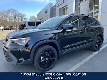 New 2025 Volkswagen Taos 1.5T SE Black SUV for Sale in Mystic, CT