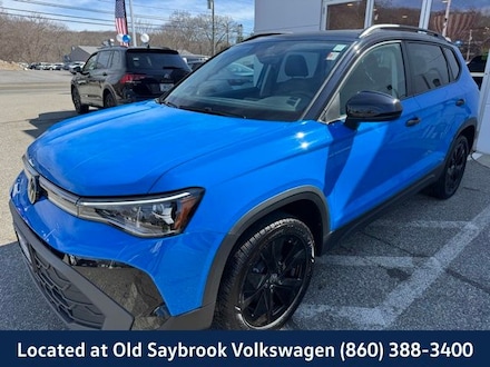 New 2025 Volkswagen Taos 1.5T SE Black SUV for Sale in Mystic, CT