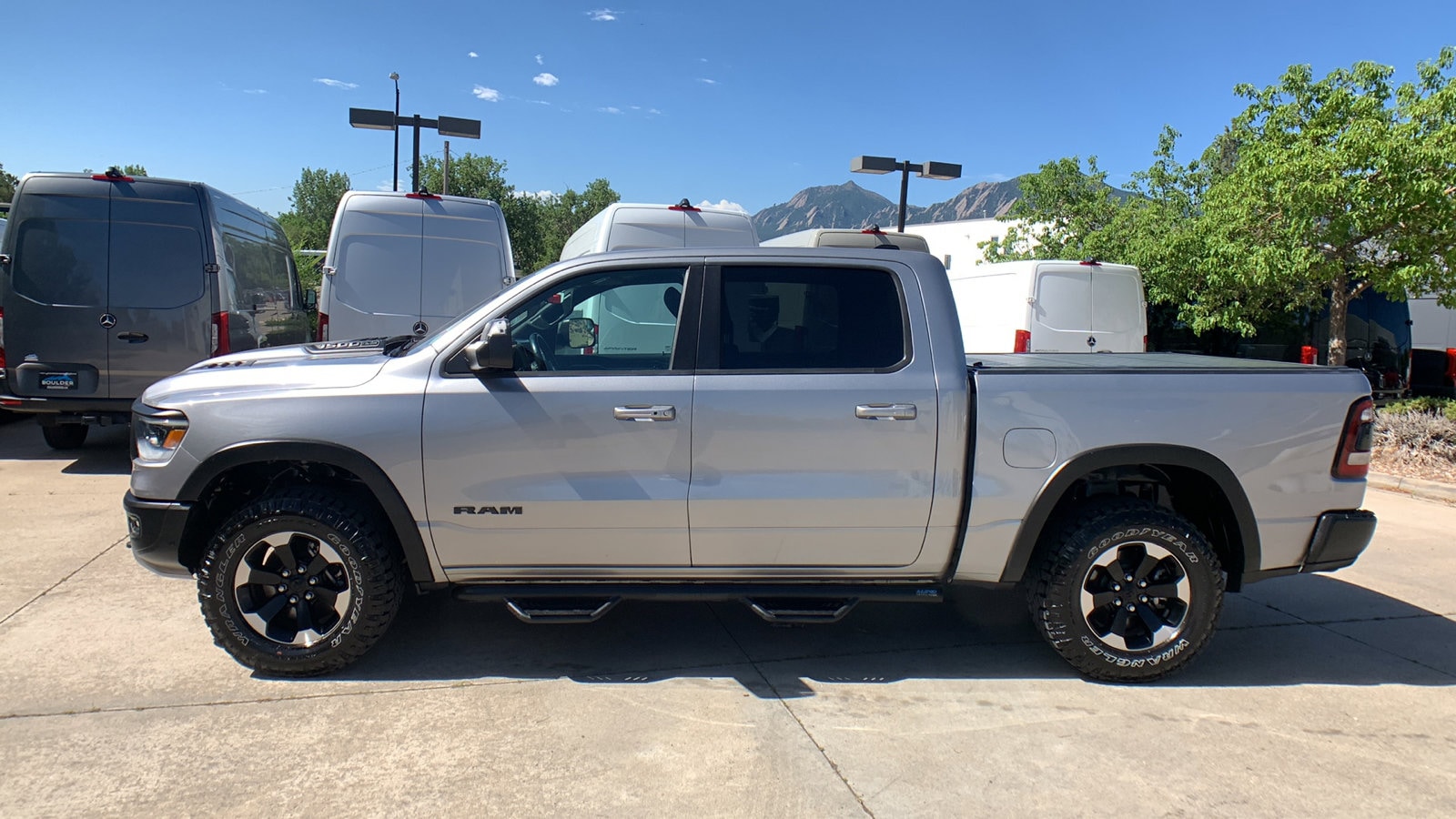 Used 2021 RAM Ram 1500 Pickup Rebel with VIN 1C6SRFLT9MN736989 for sale in Boulder, CO