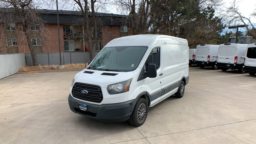 Used 2017 Ford Transit-150 w/Sliding Pass-Side Cargo-Door Van Medium Roof Cargo Van