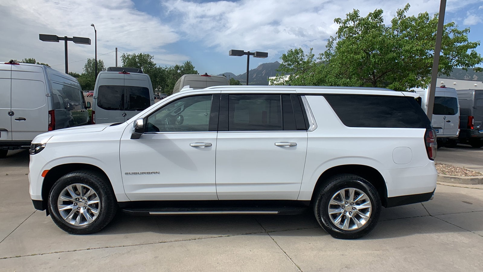 Used 2023 Chevrolet Suburban Premier with VIN 1GNSKFKD4PR142130 for sale in Boulder, CO