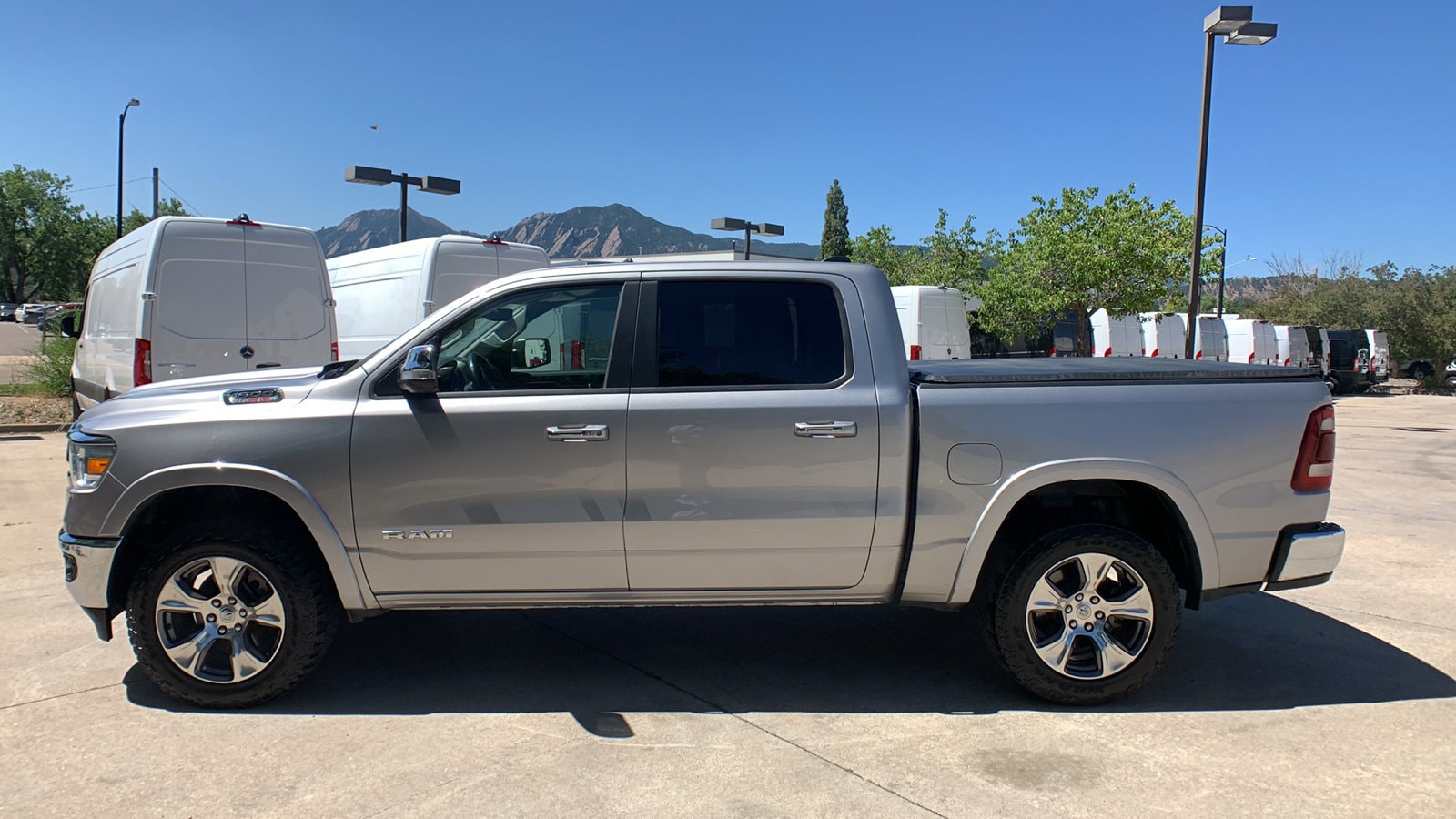 Used 2022 RAM Ram 1500 Pickup Laramie with VIN 1C6SRFJM0NN208545 for sale in Boulder, CO