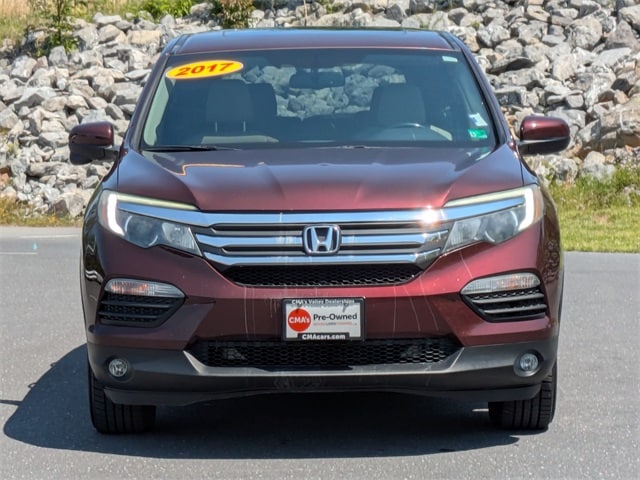 Certified 2017 Honda Pilot EX-L with VIN 5FNYF6H58HB052994 for sale in Staunton, VA