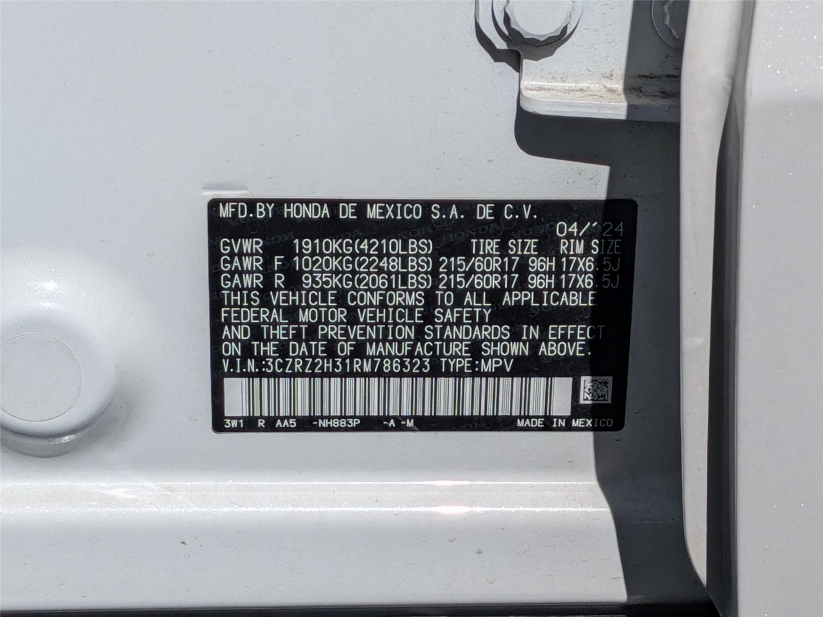 2024 Honda HR-V LX - Photo 33