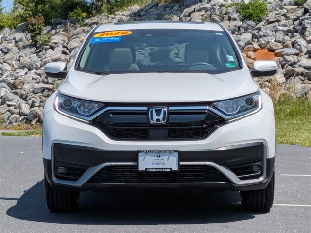 Certified 2022 Honda CR-V EX-L with VIN 2HKRW2H8XNH653151 for sale in Staunton, VA