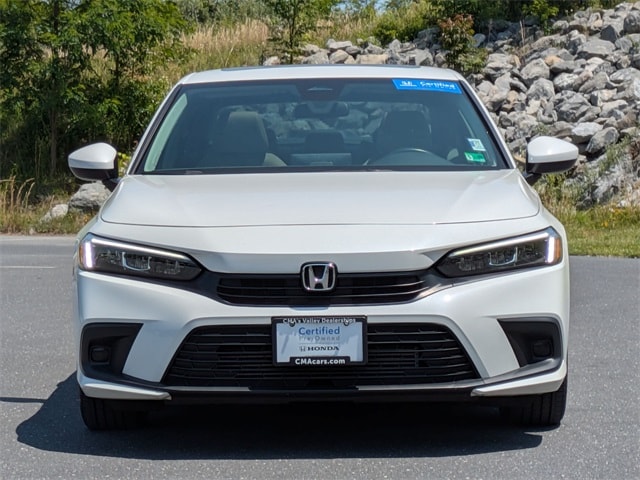 Certified 2022 Honda Civic EX with VIN 2HGFE1F70NH323376 for sale in Staunton, VA