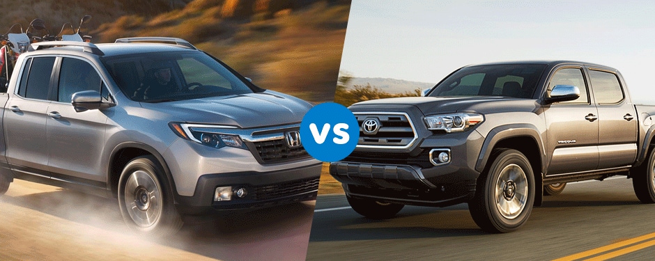 Comparison: 2017 Honda Ridgeline vs 2017 Toyota Tacoma ...